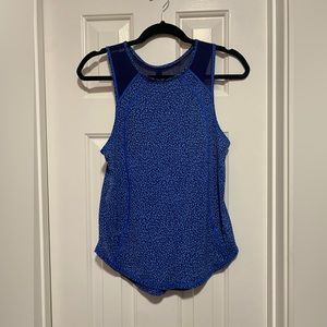 Good condition lululemon blue workout top size S